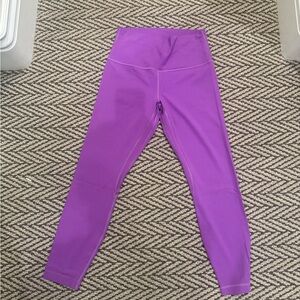 Lululemon purple align leggings size 8